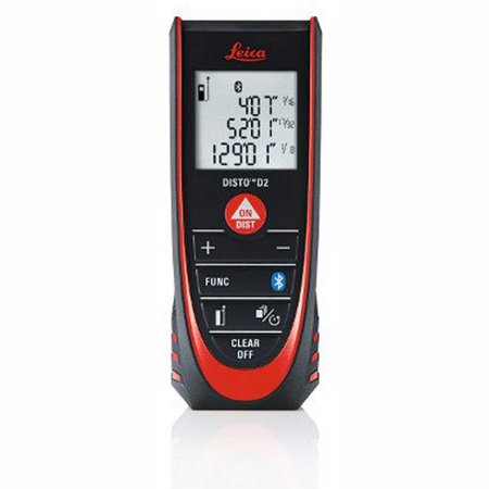 Leica DISTO D2 US 320ft Bluetooth 4.0 Laser Distance Meter 838725